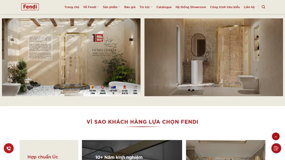 Ảnh chụp website Fendi Bathroom